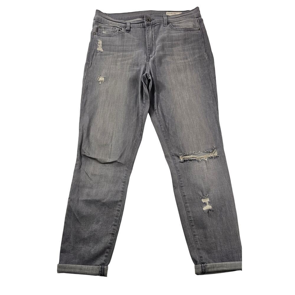 P8361 pistola size 30 straight grey wash jeans lycra career casual comfort USA
